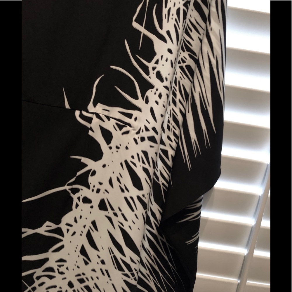 Halston Heritage One Shoulder Crepe Gown - Picture 7 of 7
